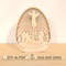 3D Multilayer Easter Egg Cross Svg Wooden Easter Egg Svg Cross Art Lasercut File Svg 0