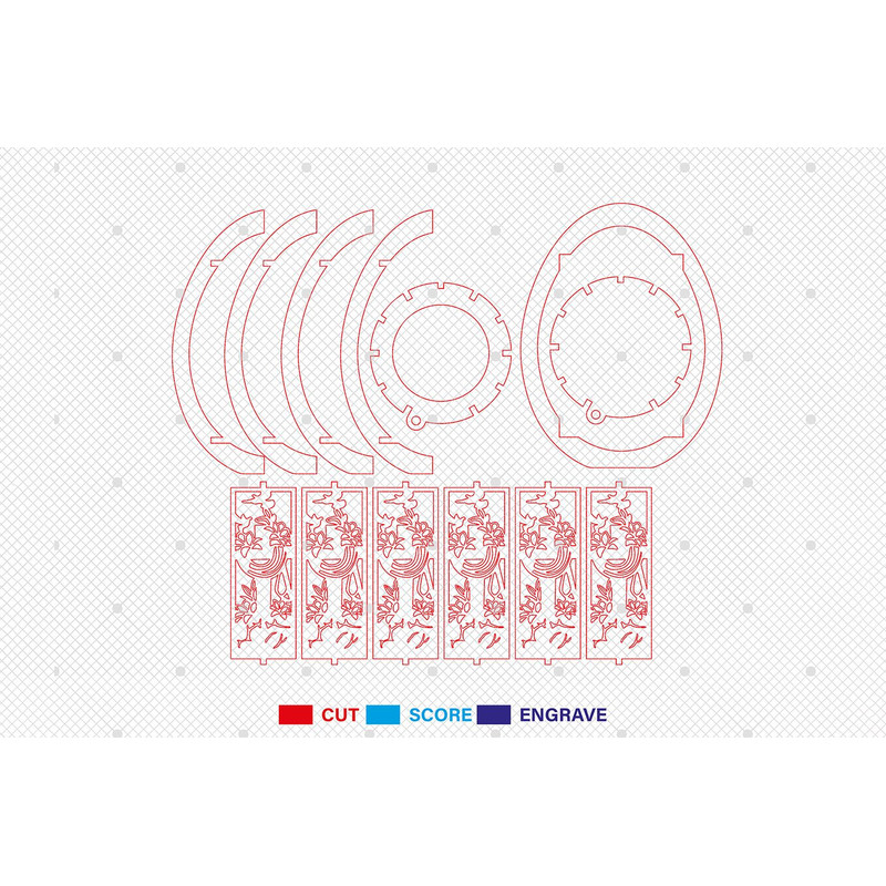 Easters Day Egg Lantern Lasercut File Svg Table Standing Svg Wooden Egg Design Lantern Svg Easter D 1