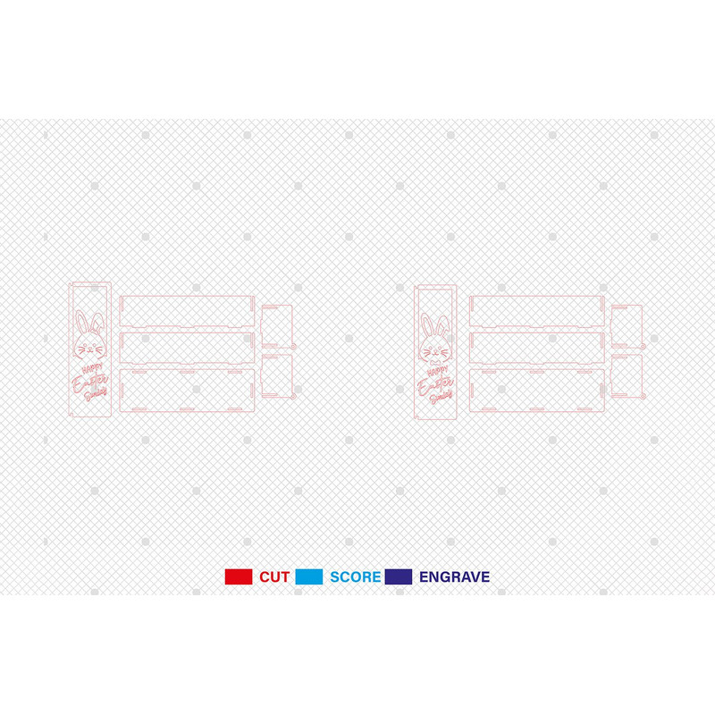 Easter Day Box Gift SVG Easter Bunny Wooden Box Svg Easter Rose Box Svg Easter Day Box Svg Laser Cu 1