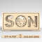 3D Multilayer Standing Son Art Svg Gift For Son 0