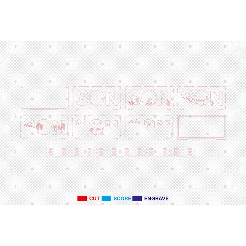 3D Multilayer Standing Son Art Svg Gift For Son 1