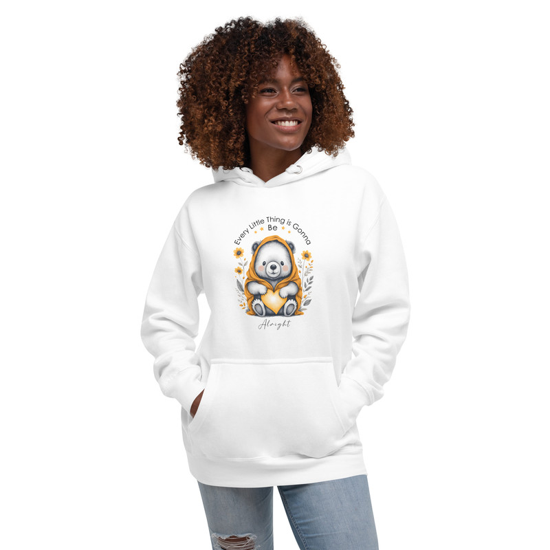 Every Little Thing Is Gonna Be Alright Positive Vibes Unisex Hoodie 6