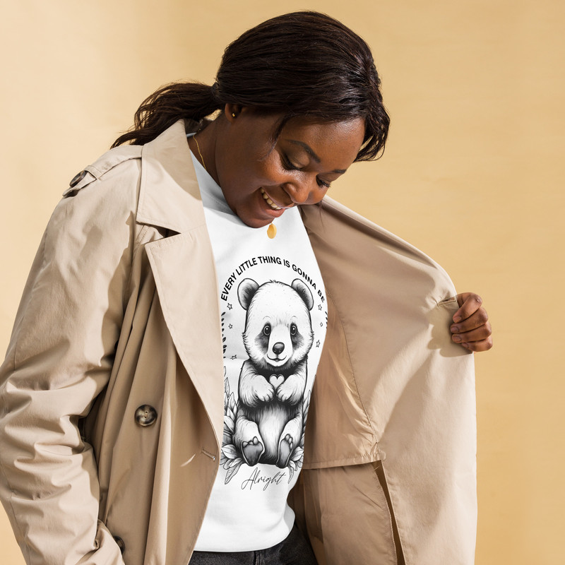 Every Little Thing Is Gonna Be Alright Positive Vibes Unisex Premium Sweatshirt 11