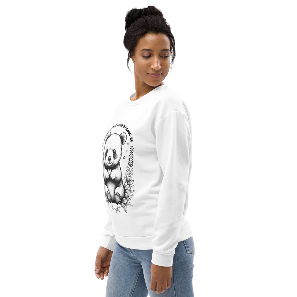 Every Little Thing Is Gonna Be Alright Positive Vibes Unisex Sweatshirt 10