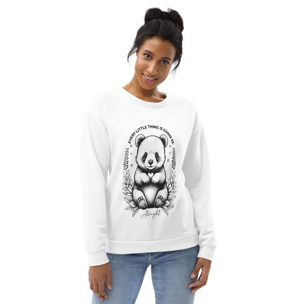 Every Little Thing Is Gonna Be Alright Positive Vibes Unisex Sweatshirt 5