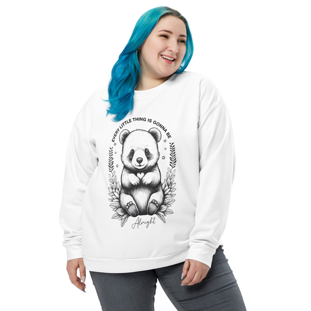 Every Little Thing Is Gonna Be Alright Positive Vibes Unisex Sweatshirt 6