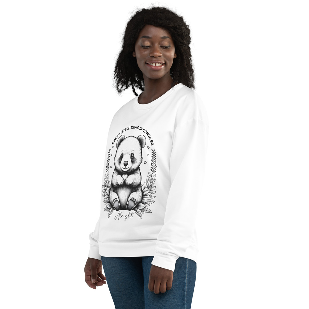 Every Little Thing Is Gonna Be Alright Positive Vibes Unisex Sweatshirt 11