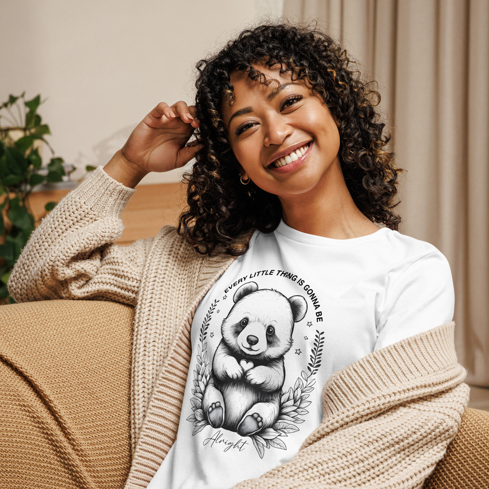 Every Little Thing Is Gonna Be Alright Womens Relaxed TShirt 0