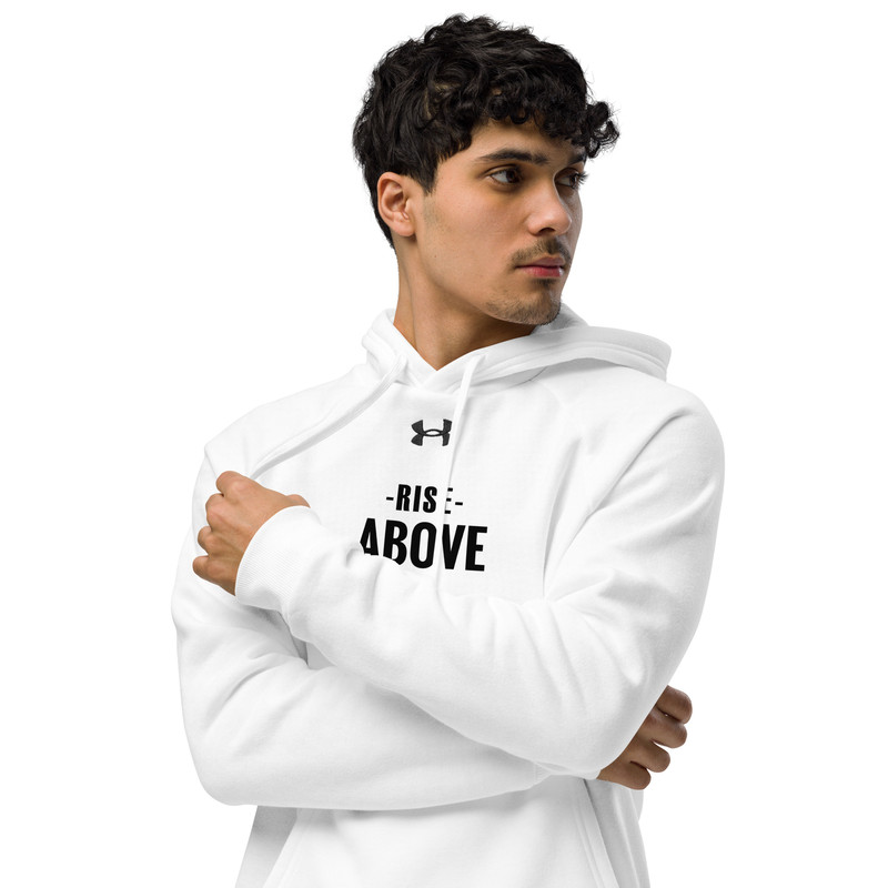Rise Above Motivational Graphic Tee Under Armour Hoodie 2