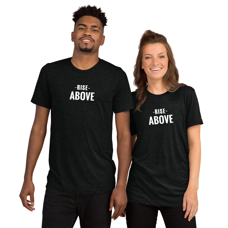 Rise Above Motivational Graphic Tee Short Sleeve Tshirt 5