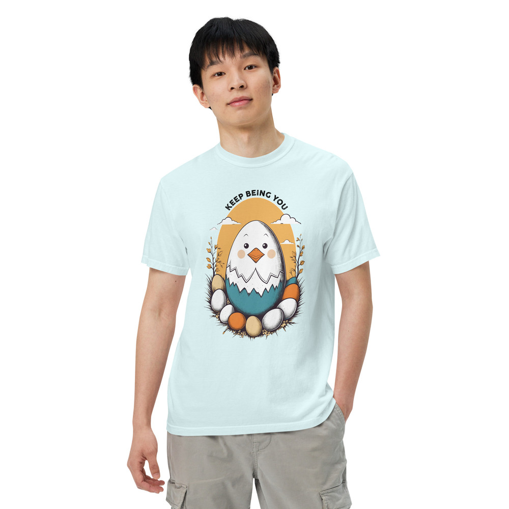 Positive Vibes Keep Being Unisex Garmentdyed Heavyweight Tshirt 2