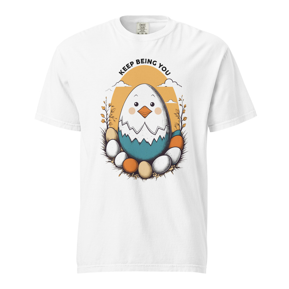 Positive Vibes Keep Being Unisex Garmentdyed Heavyweight Tshirt 11