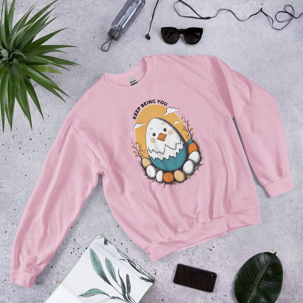 Positive Vibes Keep Being You Mental Health Unisex Sweatshirt 6