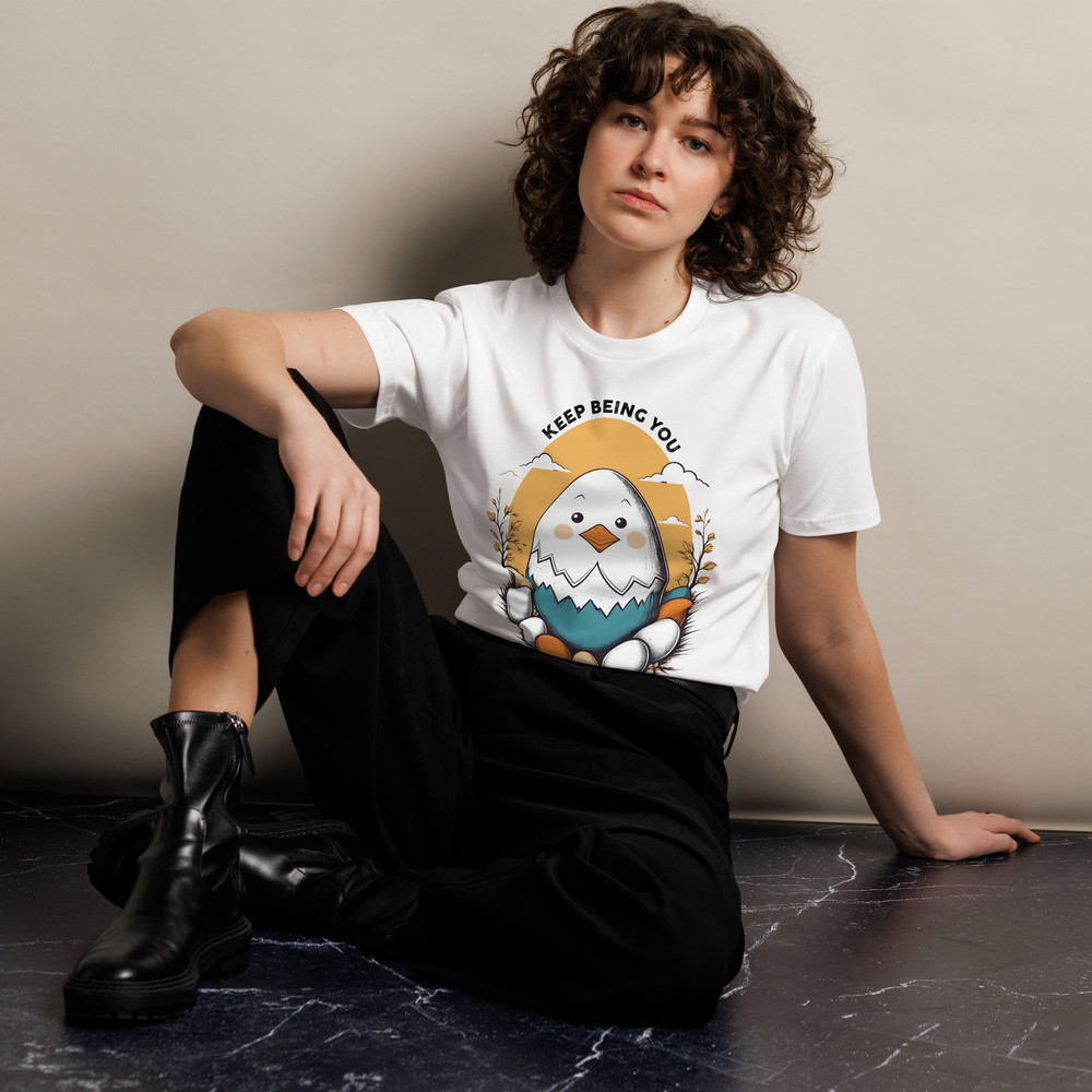 Adorable Hatching Chick Graphic TShirt  Country Style Vintage Design Unisex Premium Tshirt 11