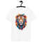 Colorful Tiger Head Graphic  Fierce And Artistic Animal Design Mens Premium Cotton Tshirt 5