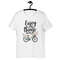 Enjoy The Little Things Bicycle Floral Unisex Tshirt 0
