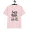 Enjoy The Little Things Bicycle Floral Unisex Organic Cotton Tshirt 4