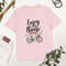 Enjoy The Little Things Bicycle Floral Unisex Organic Cotton Tshirt 5