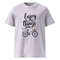 Enjoy The Little Things Bicycle Floral Unisex Organic Cotton Tshirt 11