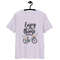 Enjoy The Little Things Bicycle Floral Unisex Organic Cotton Tshirt 13