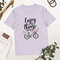 Enjoy The Little Things Bicycle Floral Unisex Organic Cotton Tshirt 14