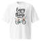 Enjoy The Little Things Bicycle Flora Oversized Heavyweight Tshirt 1