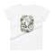 Enjoy The Little Things Bicycle Floral Womens Short Sleeve Tshirt 6
