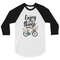 Enjoy The Little Things Bicycle Floral 34 Sleeve Raglan Shirt 6