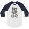 Enjoy The Little Things Bicycle Floral 34 Sleeve Raglan Shirt 11