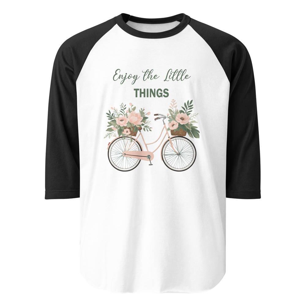 Enjoy The Little Things 34 Sleeve Raglan Shirt 2