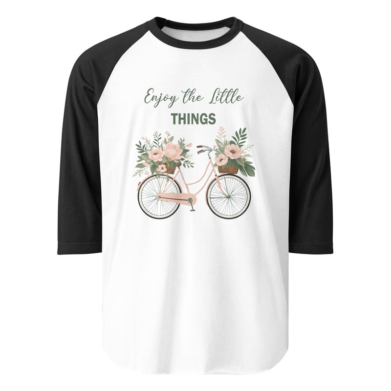 Enjoy The Little Things 34 Sleeve Raglan Shirt 2