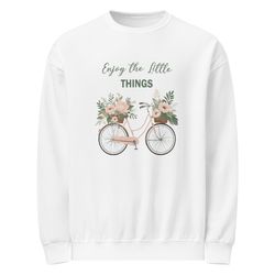 enjoy the little things crew neck sweatshirt