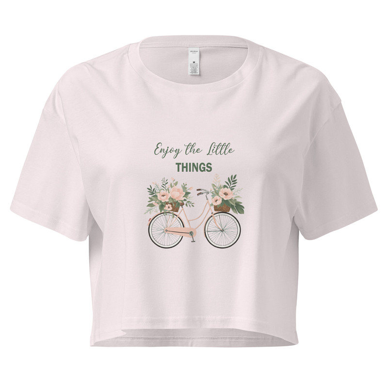 Enjoy The Little Things Womens Crop Top 10