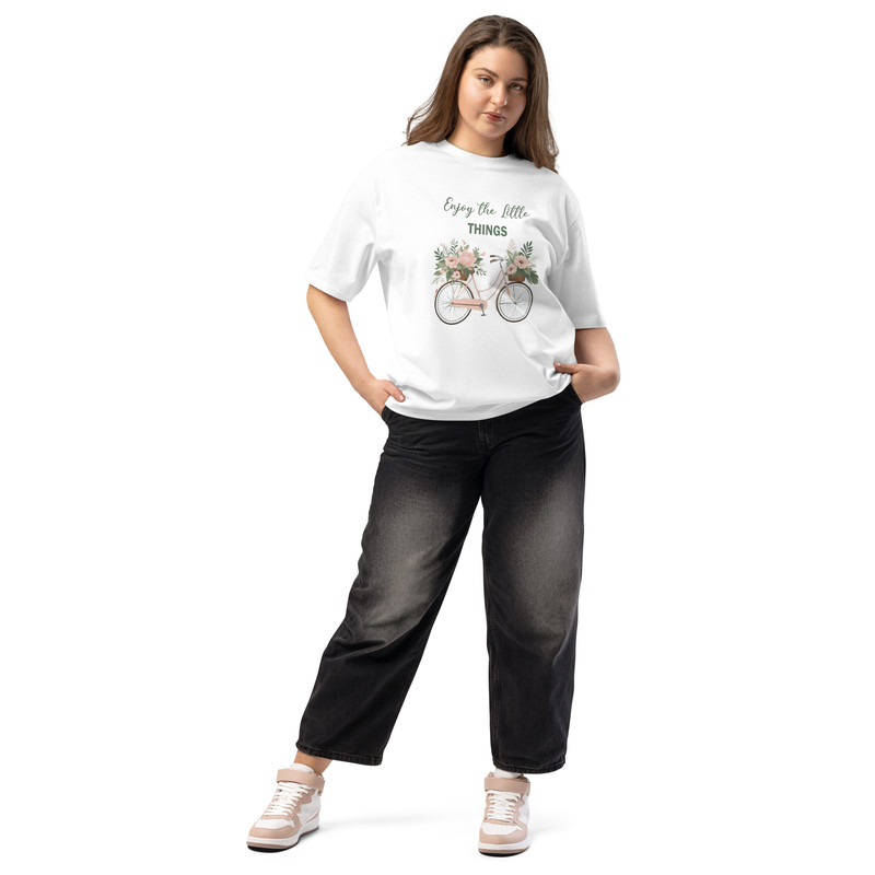 Enjoy The Little Things Oversized Heavyweight Tshirt 4