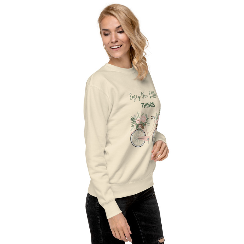 Enjoy The Little Things Unisex Premium Sweatshirt 10