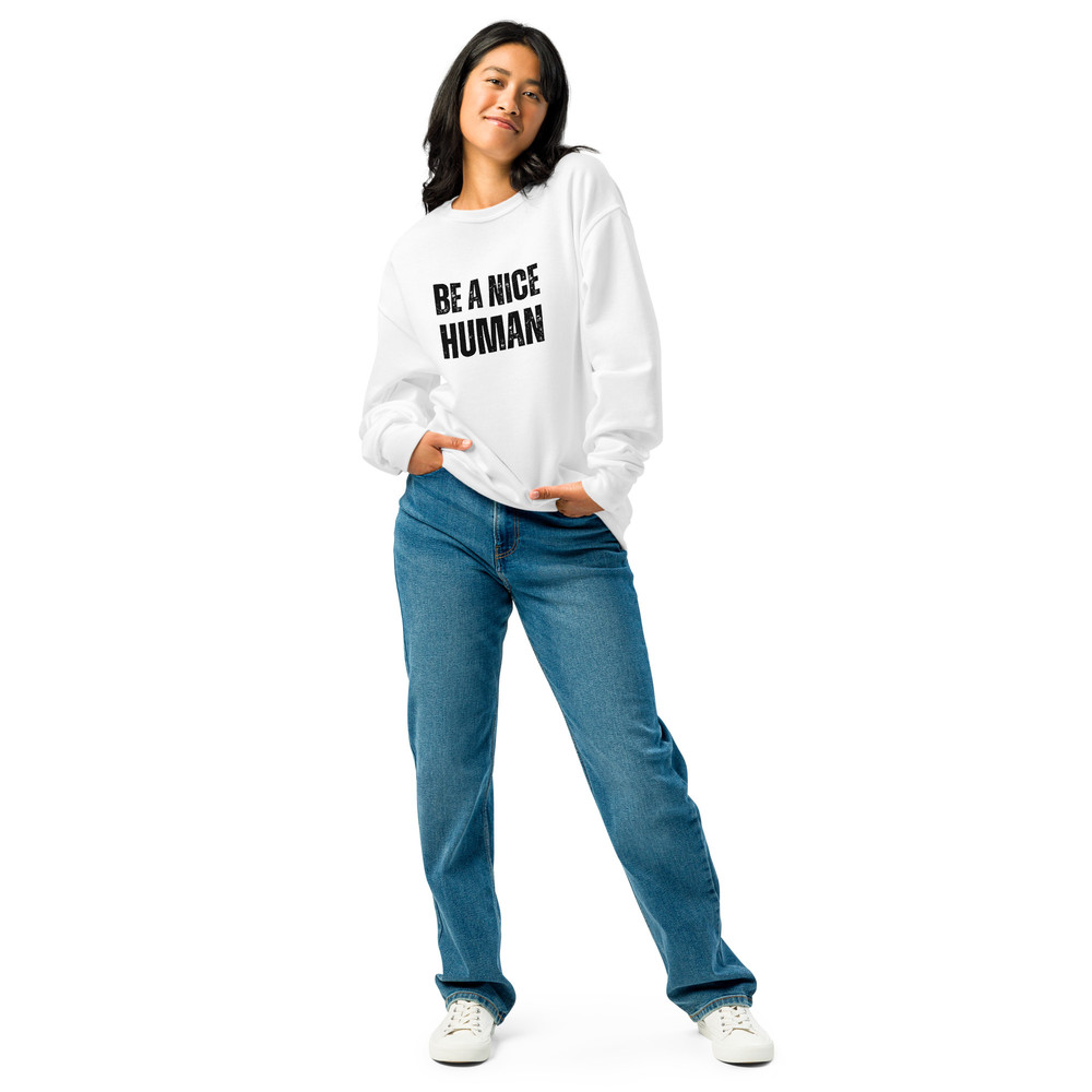 Be A Nice Human Crew Neck Sweatshirt 6
