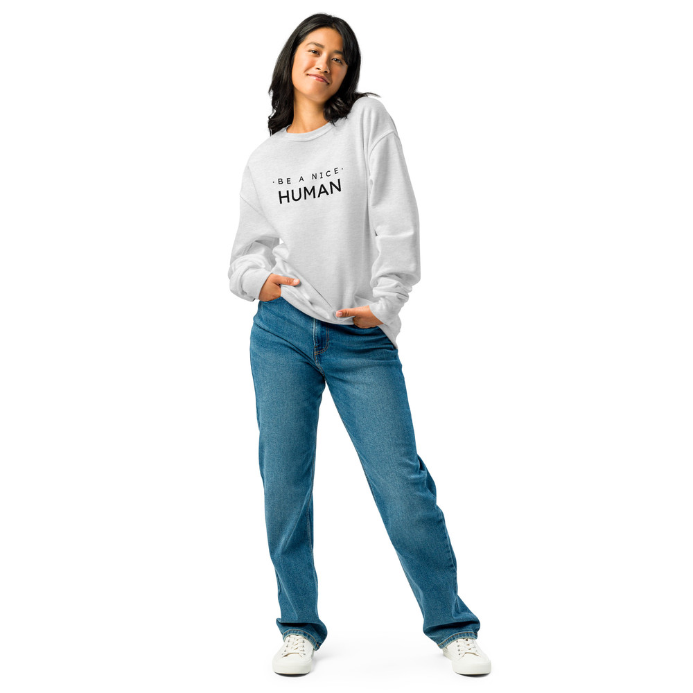 Be A Nice Human Crew Neck Sweatshirt 6