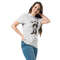 Cute Holiday Cat With Glasses  Winter Wonderland Art Unisex Classic Tee 9