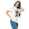 Cute Holiday Cat With Glasses  Winter Wonderland Art Unisex Classic Tee 18