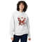 Elegant Red And Gold Butterfly Art With Hearts Nature S Jewel Collection Unisex Eco Sweatshirt 0