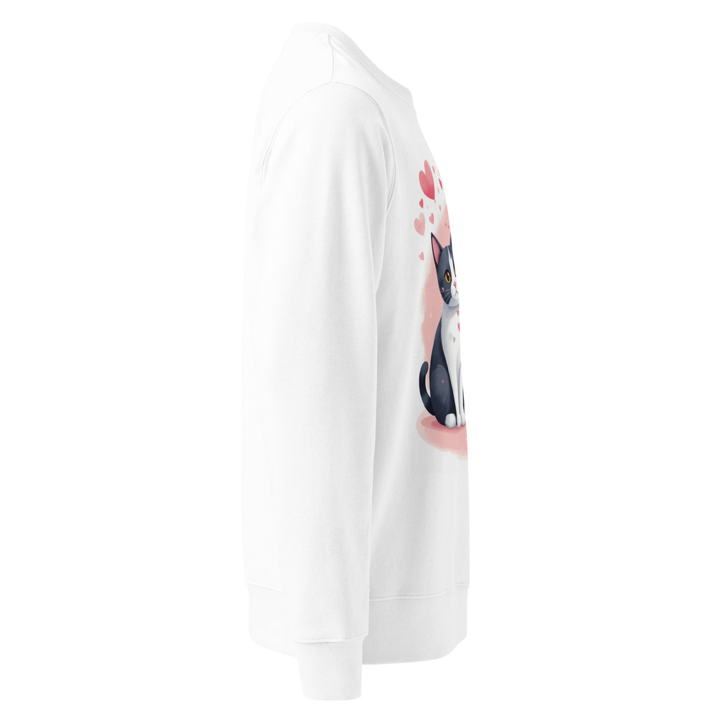 Playful Cat Companions Unisex Eco Sweatshirt 13