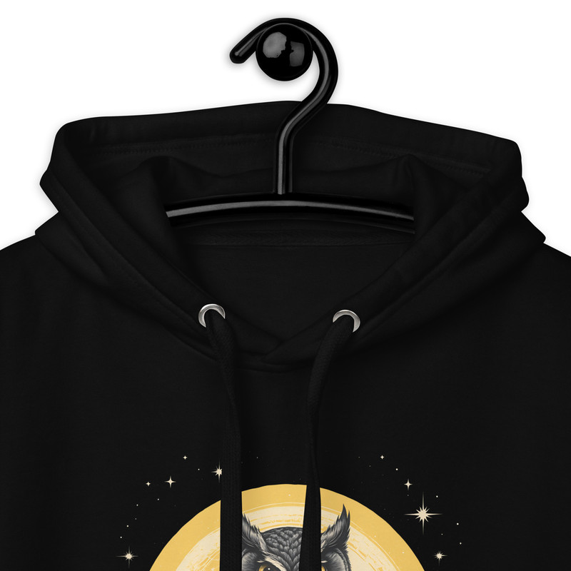 Vintage Celestial Owl Graphic Hoodie Unisex Hoodie 15