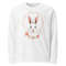 Just A Girl Who Loves Rabbits Unisex Organic Raglan Sweatshirt 0