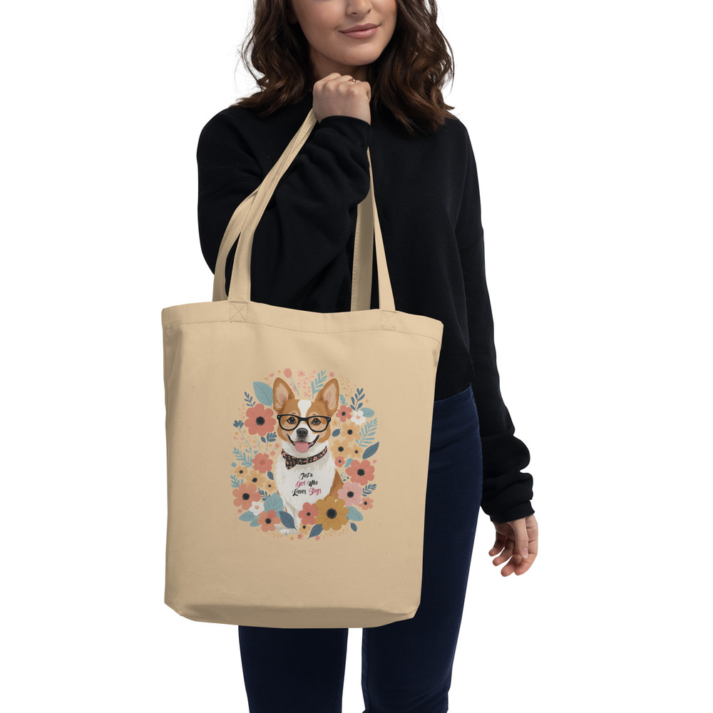 Just A Girl Who Loves Dogs Eco Tote Bag 3