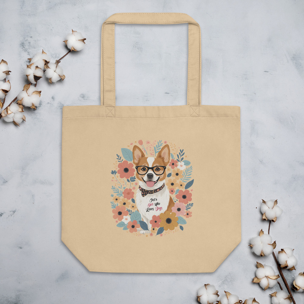Just A Girl Who Loves Dogs Eco Tote Bag 4