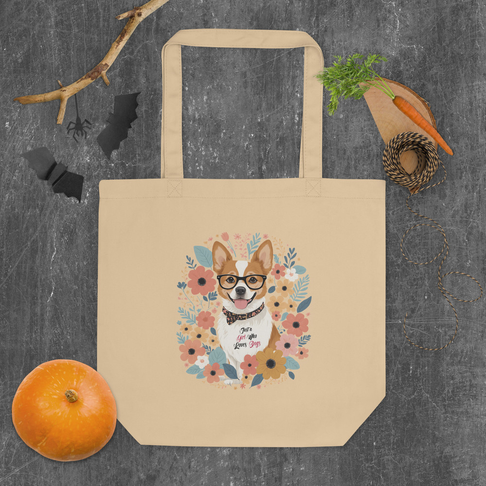 Just A Girl Who Loves Dogs Eco Tote Bag 6