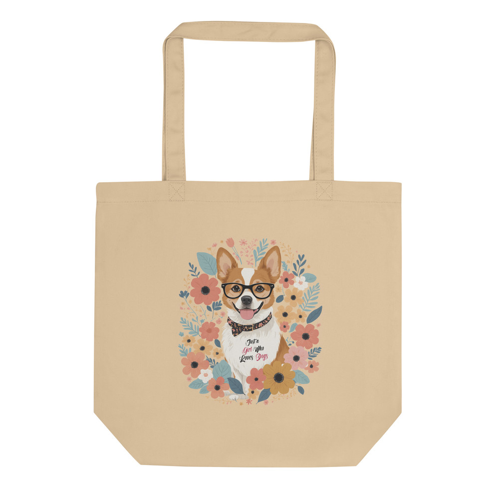 Just A Girl Who Loves Dogs Eco Tote Bag 7