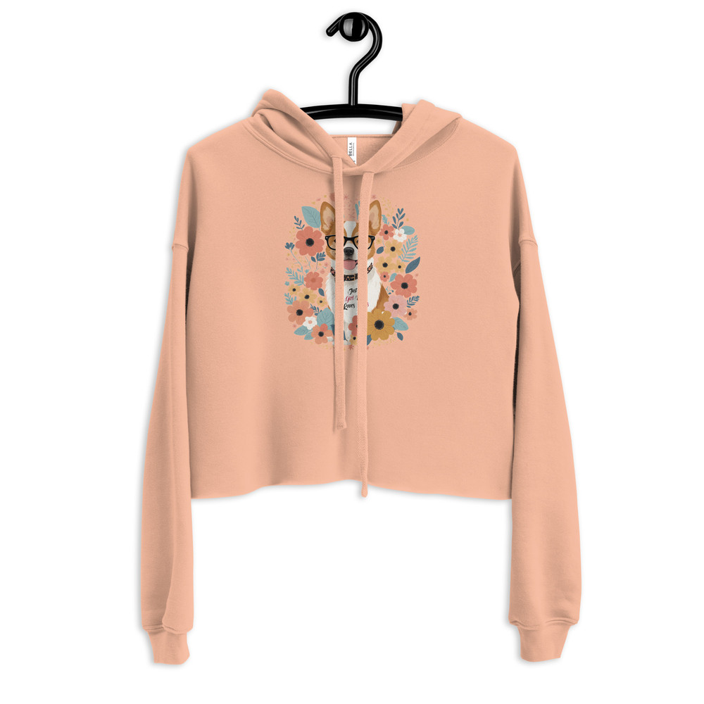 Just A Girl Who Loves Dogs Crop Hoodie 9