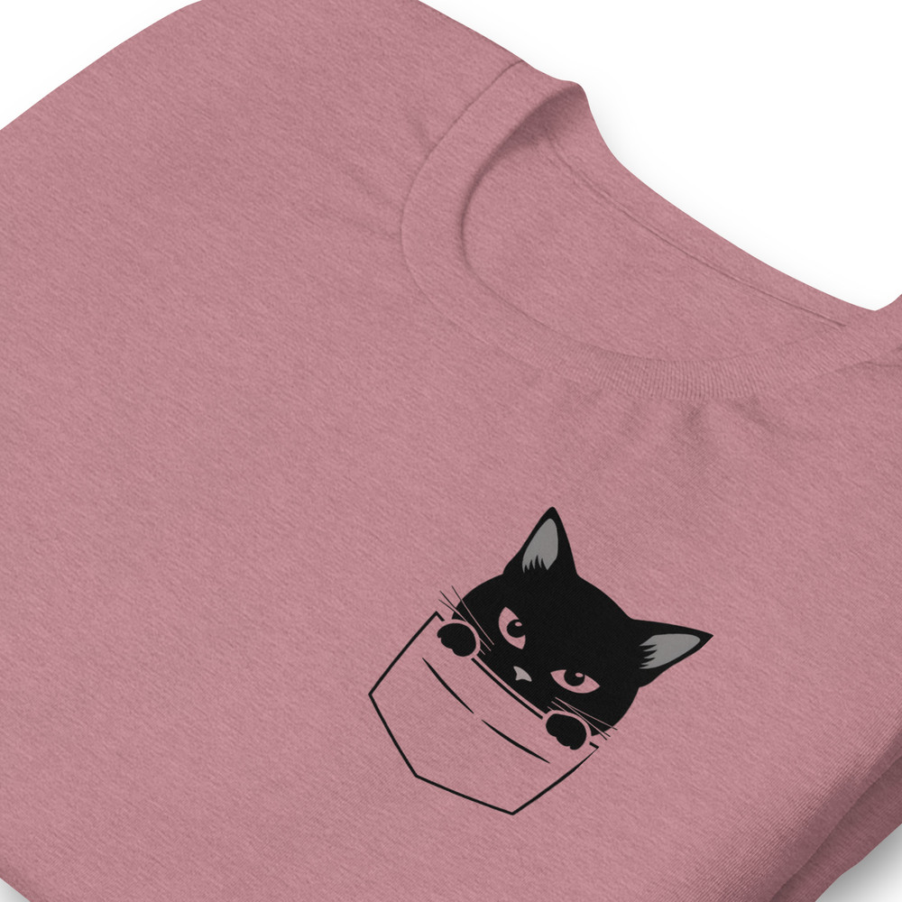 PeekaBoo Cat Unisex Tshirt 5