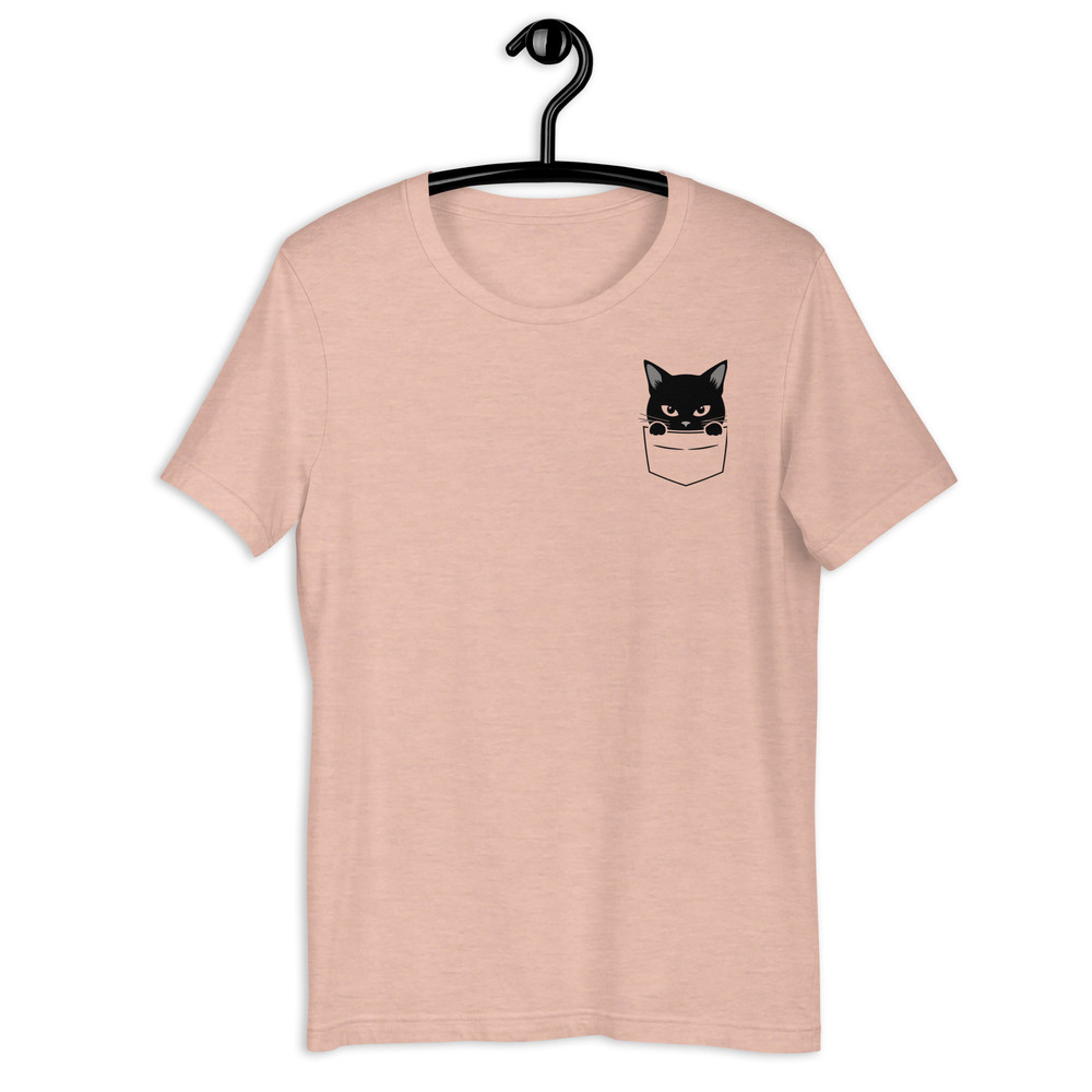 PeekaBoo Cat Unisex Tshirt 0